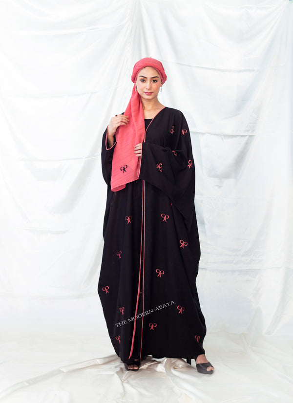 Pinterest Baggie Style Bow Abaya