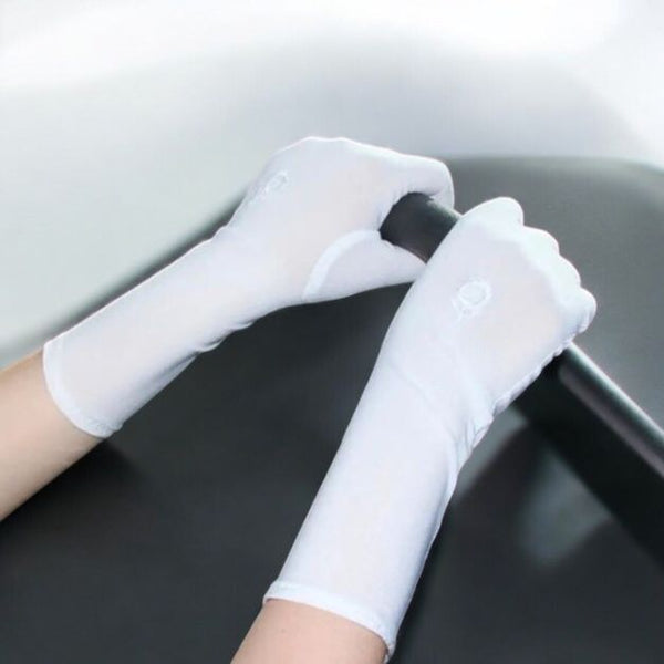Hand Gloves - White