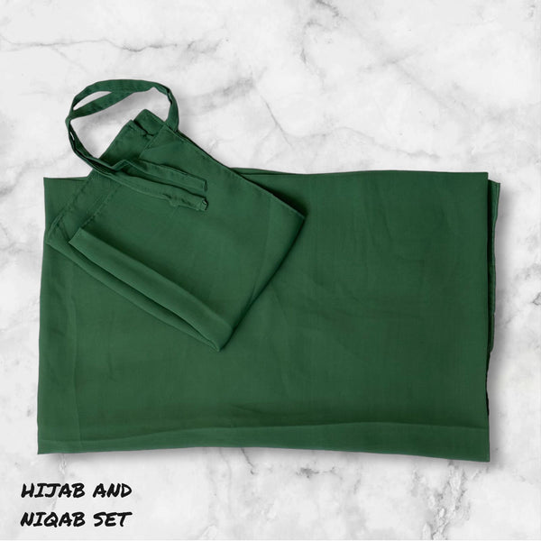 Hijab Niqab Set - Flag Green